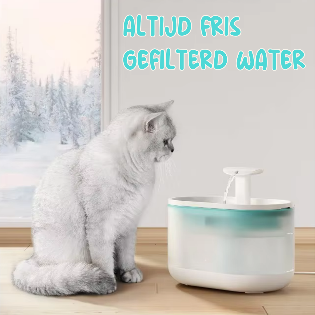 AquaFlow Waterfontein voor huisdieren - Altijd vers, Altijd Gezond!