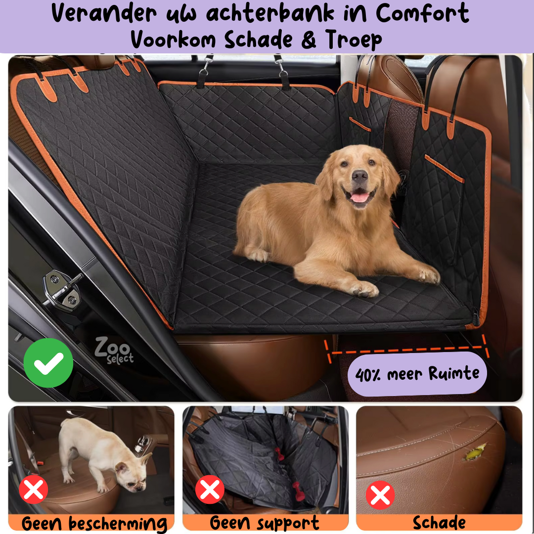 Harde Bodem Auto Hondendeken  Beschermd & Verlengd Comfort